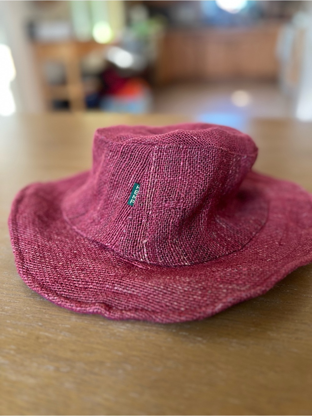 NWT Hand-Crafted Wild Hemp Flexible Bucket Hat Sun Hat